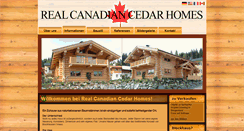 Desktop Screenshot of canada-blockhaus.at